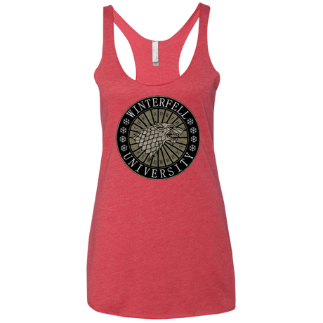 T-Shirts Vintage Red / X-Small North university Women's Triblend Racerback Tank