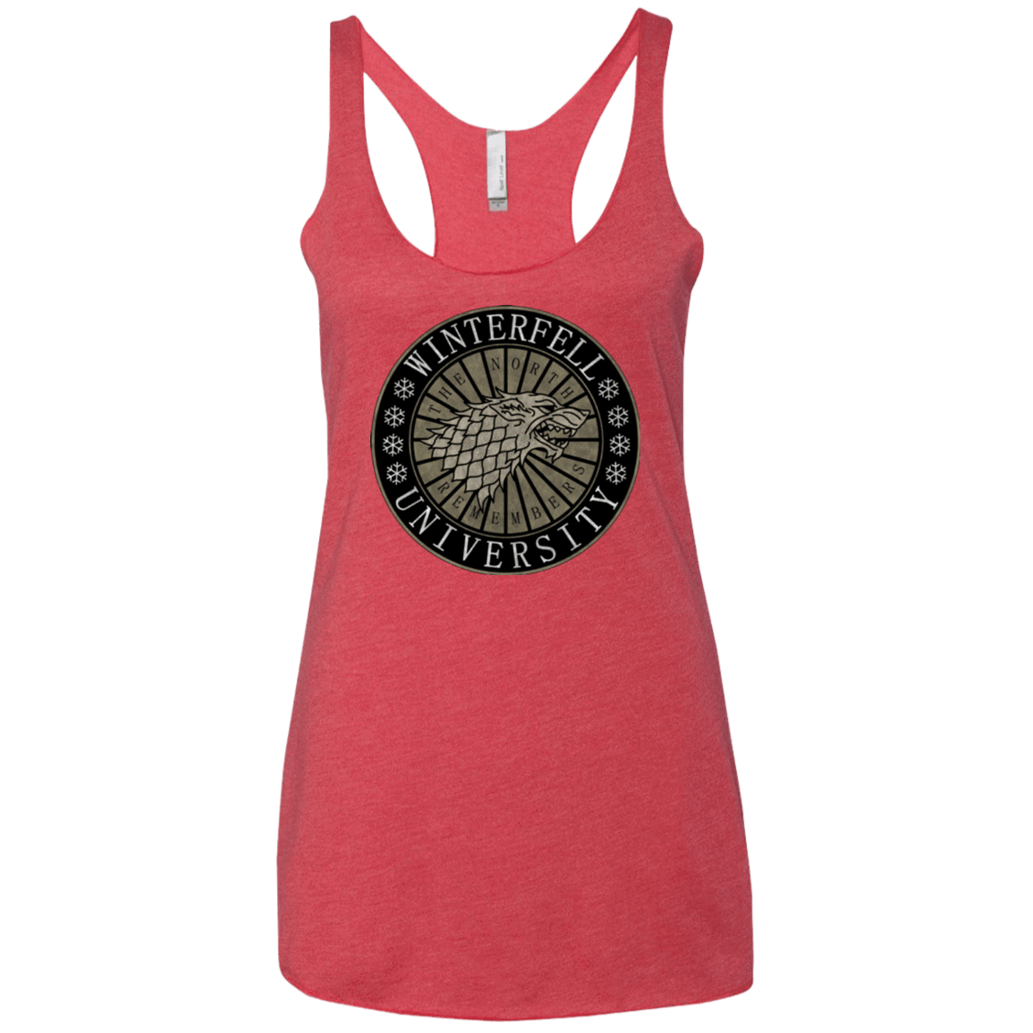 T-Shirts Vintage Red / X-Small North university Women's Triblend Racerback Tank