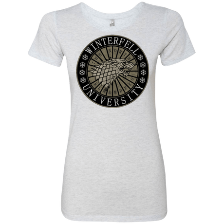 T-Shirts Heather White / Small North university Women's Triblend T-Shirt