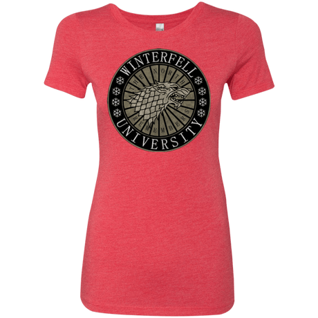 T-Shirts Vintage Red / Small North university Women's Triblend T-Shirt