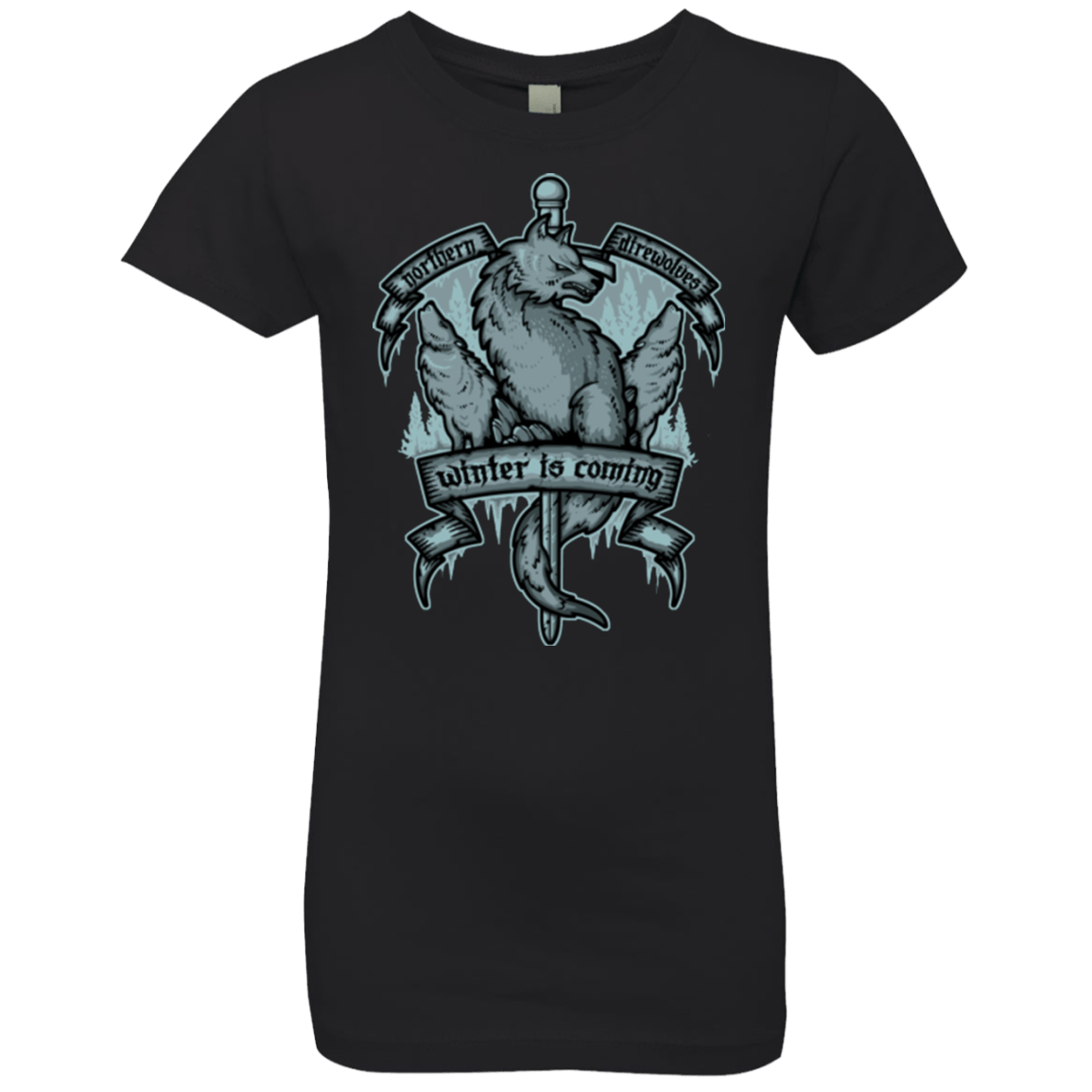 T-Shirts Black / YXS Northern Direwolves Girls Premium T-Shirt