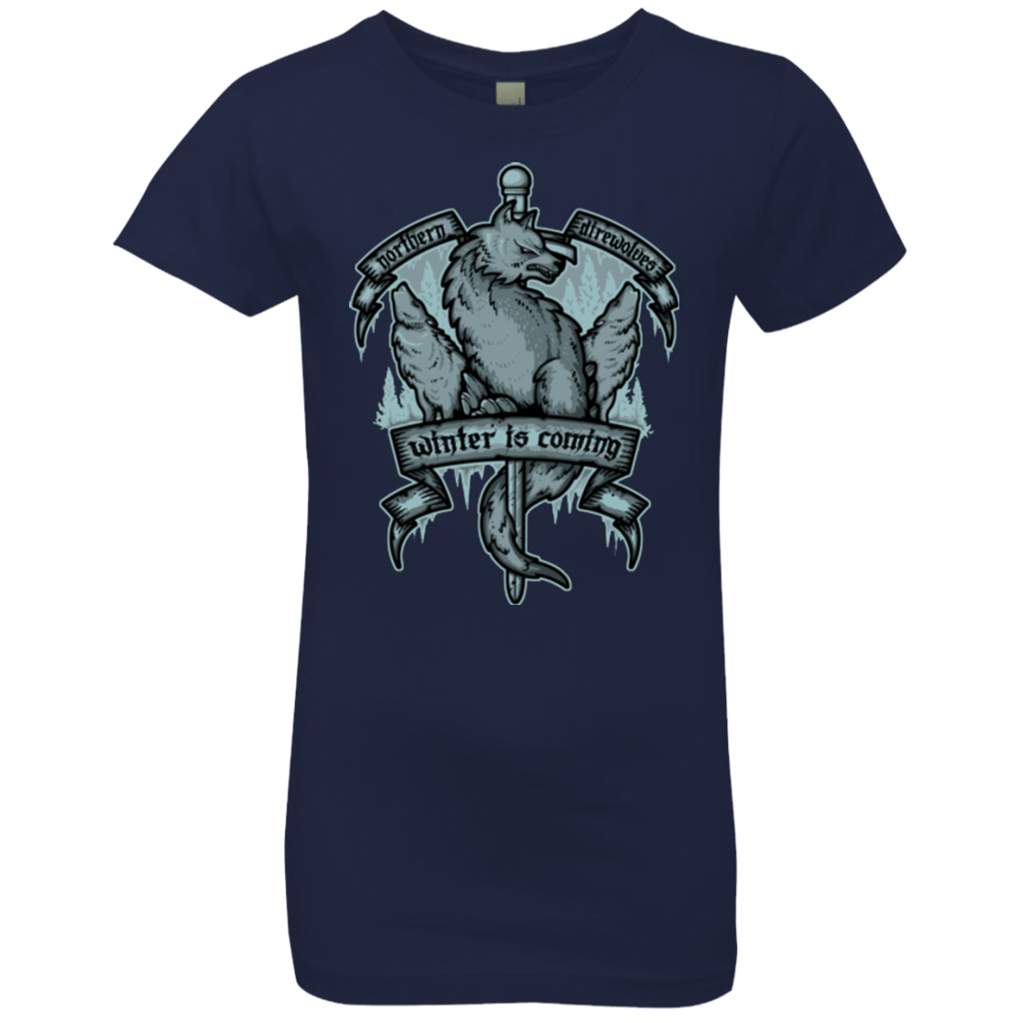 T-Shirts Midnight Navy / YXS Northern Direwolves Girls Premium T-Shirt