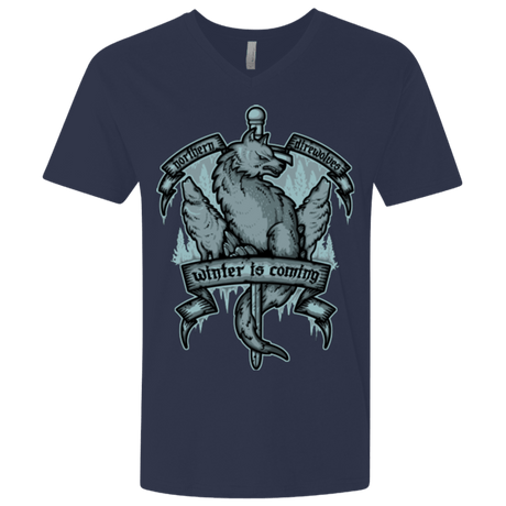 T-Shirts Midnight Navy / X-Small Northern Direwolves Men's Premium V-Neck