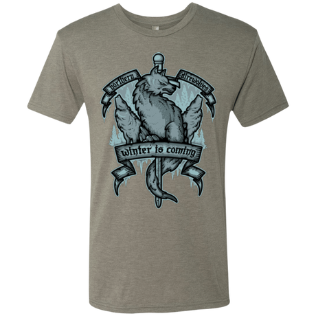 T-Shirts Venetian Grey / Small Northern Direwolves Men's Triblend T-Shirt
