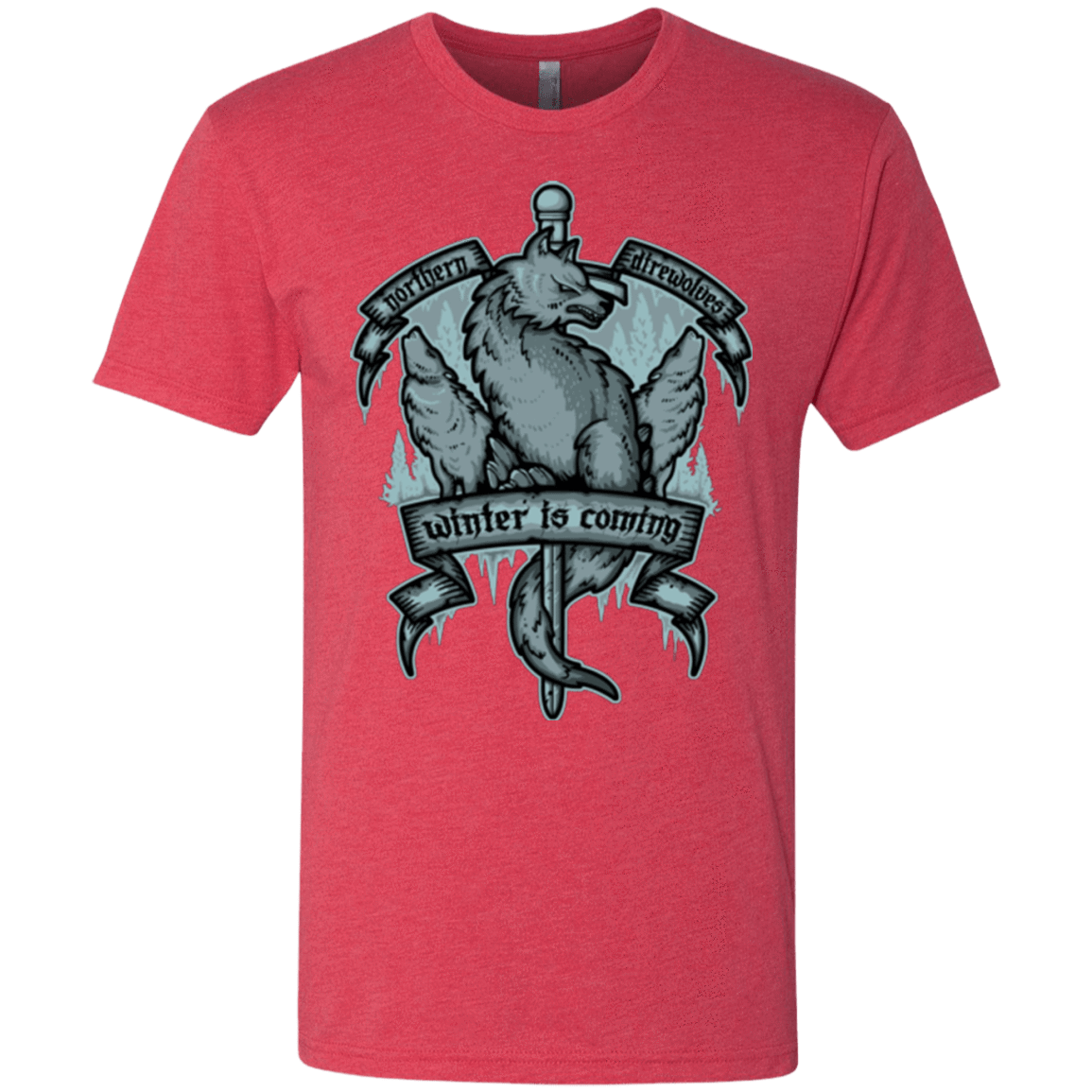 T-Shirts Vintage Red / Small Northern Direwolves Men's Triblend T-Shirt