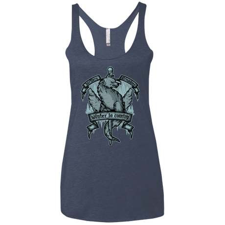 T-Shirts Vintage Navy / X-Small Northern Direwolves Women's Triblend Racerback Tank