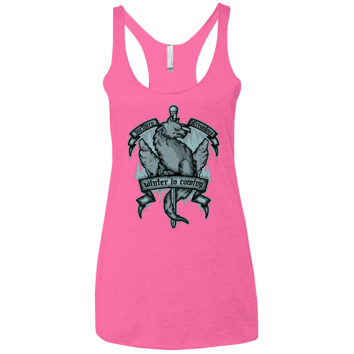 Northern Direwolves Women's Triblend Racerback Tank