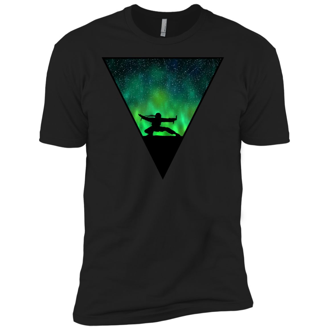 T-Shirts Black / YXS Northern Lights Pose Boys Premium T-Shirt