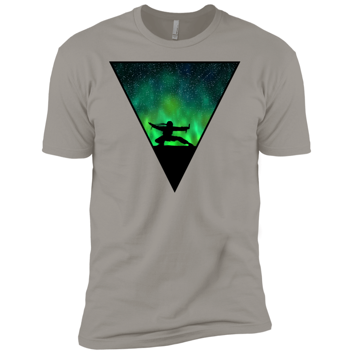 T-Shirts Light Grey / YXS Northern Lights Pose Boys Premium T-Shirt