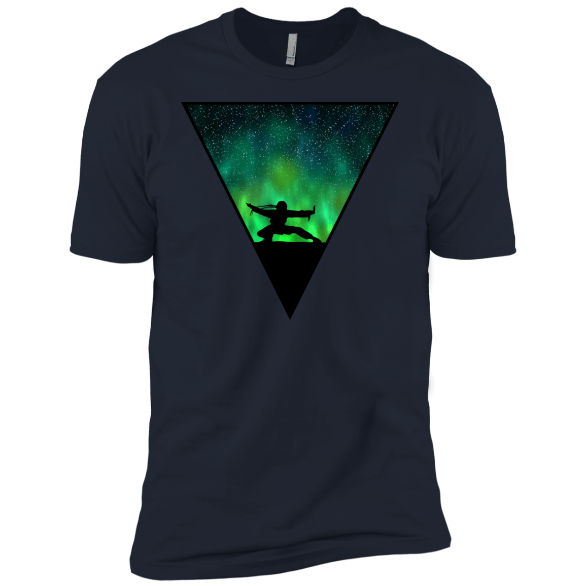 T-Shirts Midnight Navy / YXS Northern Lights Pose Boys Premium T-Shirt