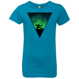 T-Shirts Turquoise / YXS Northern Lights Pose Girls Premium T-Shirt