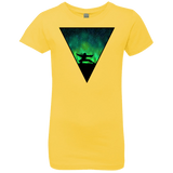 T-Shirts Vibrant Yellow / YXS Northern Lights Pose Girls Premium T-Shirt