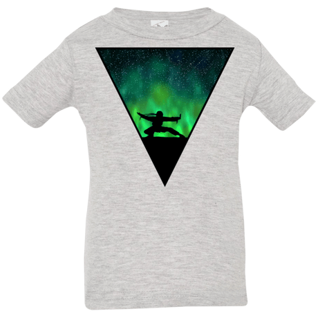 T-Shirts Heather Grey / 6 Months Northern Lights Pose Infant Premium T-Shirt