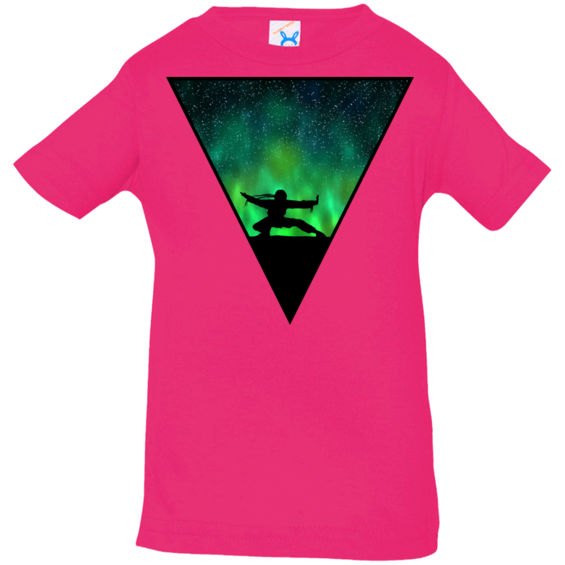 T-Shirts Hot Pink / 6 Months Northern Lights Pose Infant Premium T-Shirt