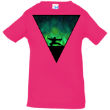 T-Shirts Hot Pink / 6 Months Northern Lights Pose Infant Premium T-Shirt