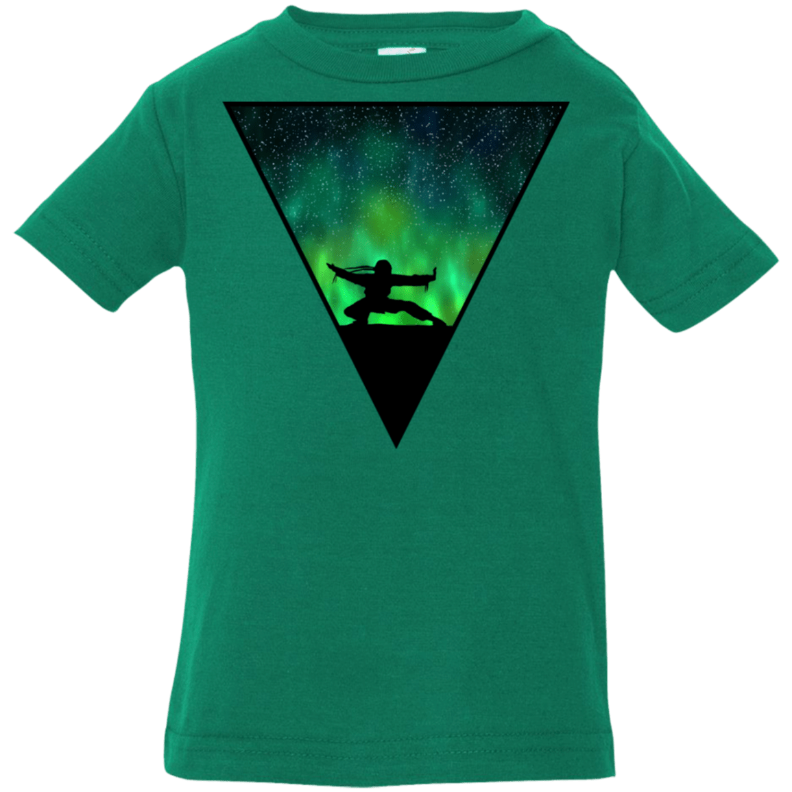 T-Shirts Kelly / 6 Months Northern Lights Pose Infant Premium T-Shirt