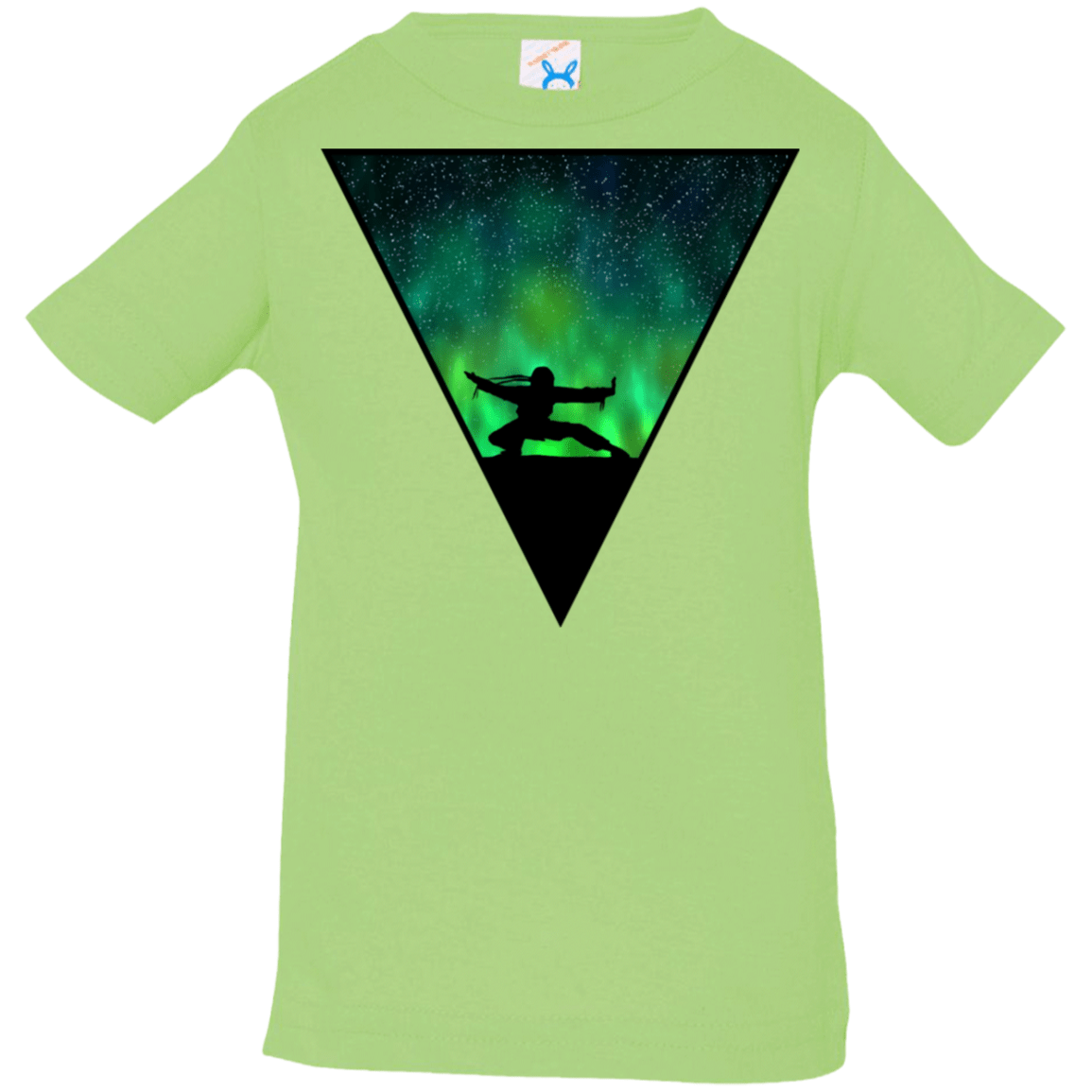 T-Shirts Key Lime / 6 Months Northern Lights Pose Infant Premium T-Shirt