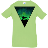T-Shirts Key Lime / 6 Months Northern Lights Pose Infant Premium T-Shirt
