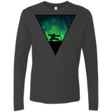 T-Shirts Heavy Metal / S Northern Lights Pose Men's Premium Long Sleeve
