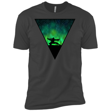 T-Shirts Heavy Metal / X-Small Northern Lights Pose Men's Premium T-Shirt