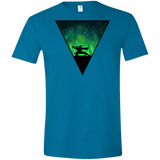 T-Shirts Antique Sapphire / S Northern Lights Pose Men's Semi-Fitted Softstyle