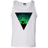 T-Shirts White / S Northern Lights Pose Men's Tank Top
