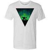 T-Shirts Heather White / S Northern Lights Pose Men's Triblend T-Shirt