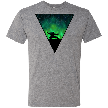 T-Shirts Premium Heather / S Northern Lights Pose Men's Triblend T-Shirt