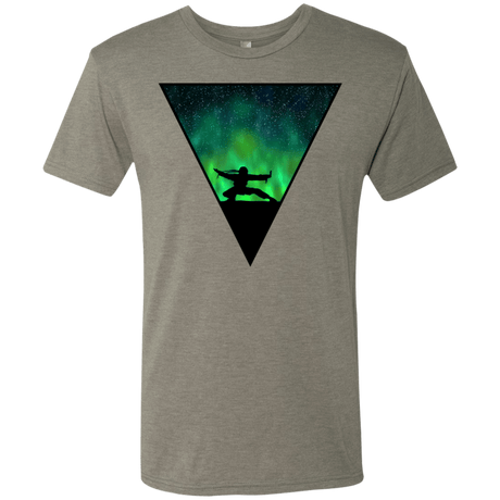 T-Shirts Venetian Grey / S Northern Lights Pose Men's Triblend T-Shirt
