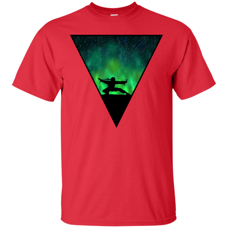 T-Shirts Red / S Northern Lights Pose T-Shirt