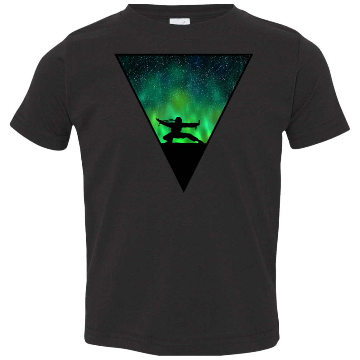 T-Shirts Black / 2T Northern Lights Pose Toddler Premium T-Shirt