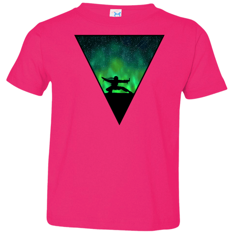 T-Shirts Hot Pink / 2T Northern Lights Pose Toddler Premium T-Shirt