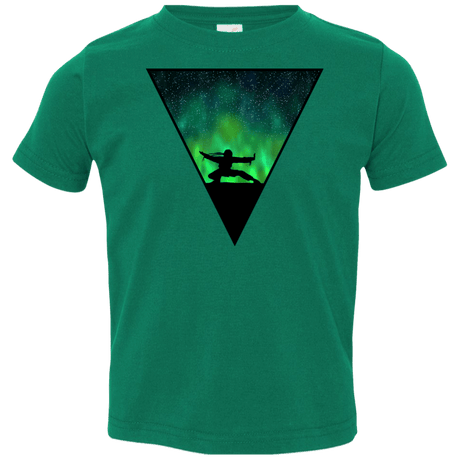 T-Shirts Kelly / 2T Northern Lights Pose Toddler Premium T-Shirt