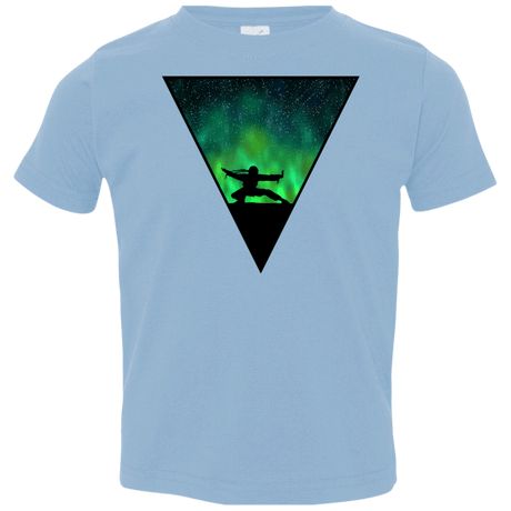 T-Shirts Light Blue / 2T Northern Lights Pose Toddler Premium T-Shirt