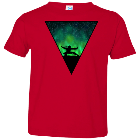 T-Shirts Red / 2T Northern Lights Pose Toddler Premium T-Shirt