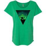 T-Shirts Envy / X-Small Northern Lights Pose Triblend Dolman Sleeve