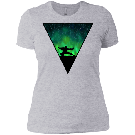 T-Shirts Heather Grey / X-Small Northern Lights Pose Women's Premium T-Shirt