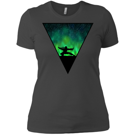 T-Shirts Heavy Metal / X-Small Northern Lights Pose Women's Premium T-Shirt