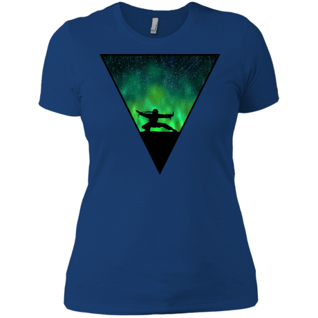 T-Shirts Royal / X-Small Northern Lights Pose Women's Premium T-Shirt