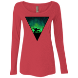 T-Shirts Vintage Red / S Northern Lights Pose Women's Triblend Long Sleeve Shirt