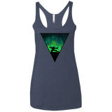 T-Shirts Vintage Navy / X-Small Northern Lights Pose Women's Triblend Racerback Tank