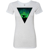 T-Shirts Heather White / S Northern Lights Pose Women's Triblend T-Shirt