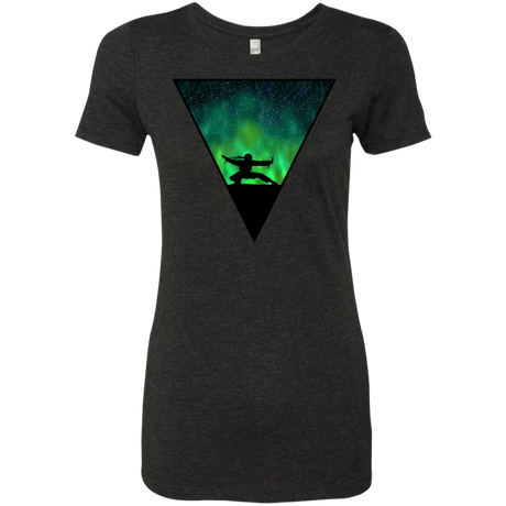 T-Shirts Vintage Black / S Northern Lights Pose Women's Triblend T-Shirt
