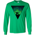 T-Shirts Irish Green / YS Northern Lights Pose Youth Long Sleeve T-Shirt
