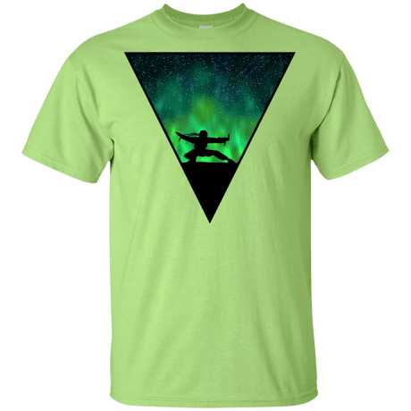 T-Shirts Mint Green / YXS Northern Lights Pose Youth T-Shirt