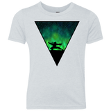 T-Shirts Heather White / YXS Northern Lights Pose Youth Triblend T-Shirt