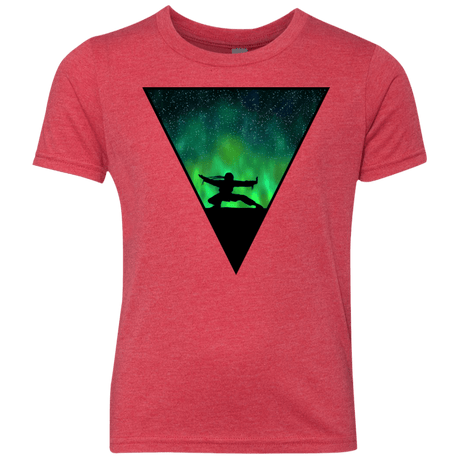 T-Shirts Vintage Red / YXS Northern Lights Pose Youth Triblend T-Shirt