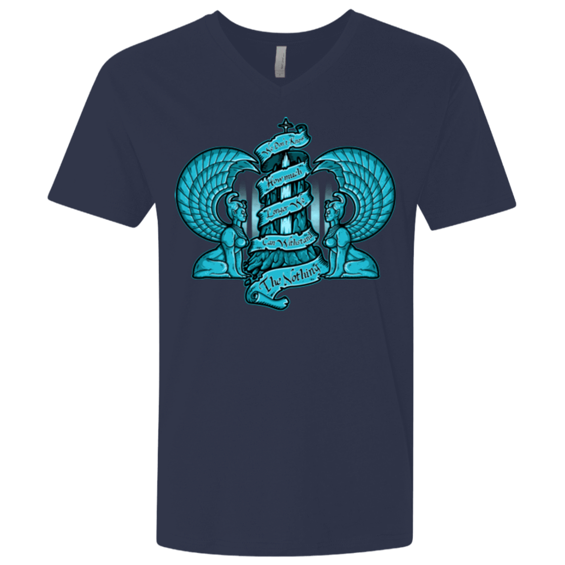 T-Shirts Midnight Navy / X-Small NORTHERN ORACLE Men's Premium V-Neck