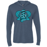 T-Shirts Indigo / X-Small NORTHERN ORACLE Triblend Long Sleeve Hoodie Tee