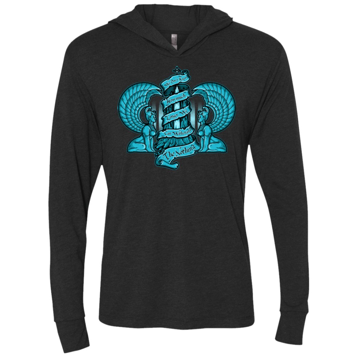 T-Shirts Vintage Black / X-Small NORTHERN ORACLE Triblend Long Sleeve Hoodie Tee